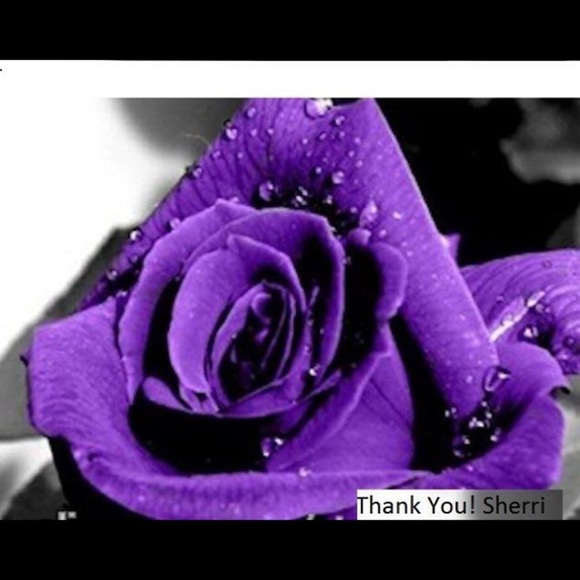 💜 Austrian Purple Crystal Pendant💜 - Picture 3 of 4